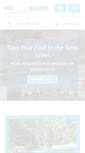 Mobile Screenshot of mypoolbuilders.com
